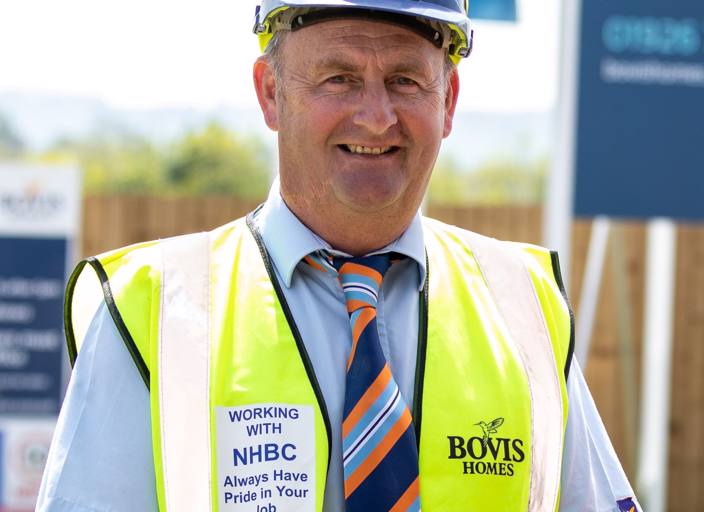 Site manager Ian says family inspired him as he wins second major housebuilding quality award